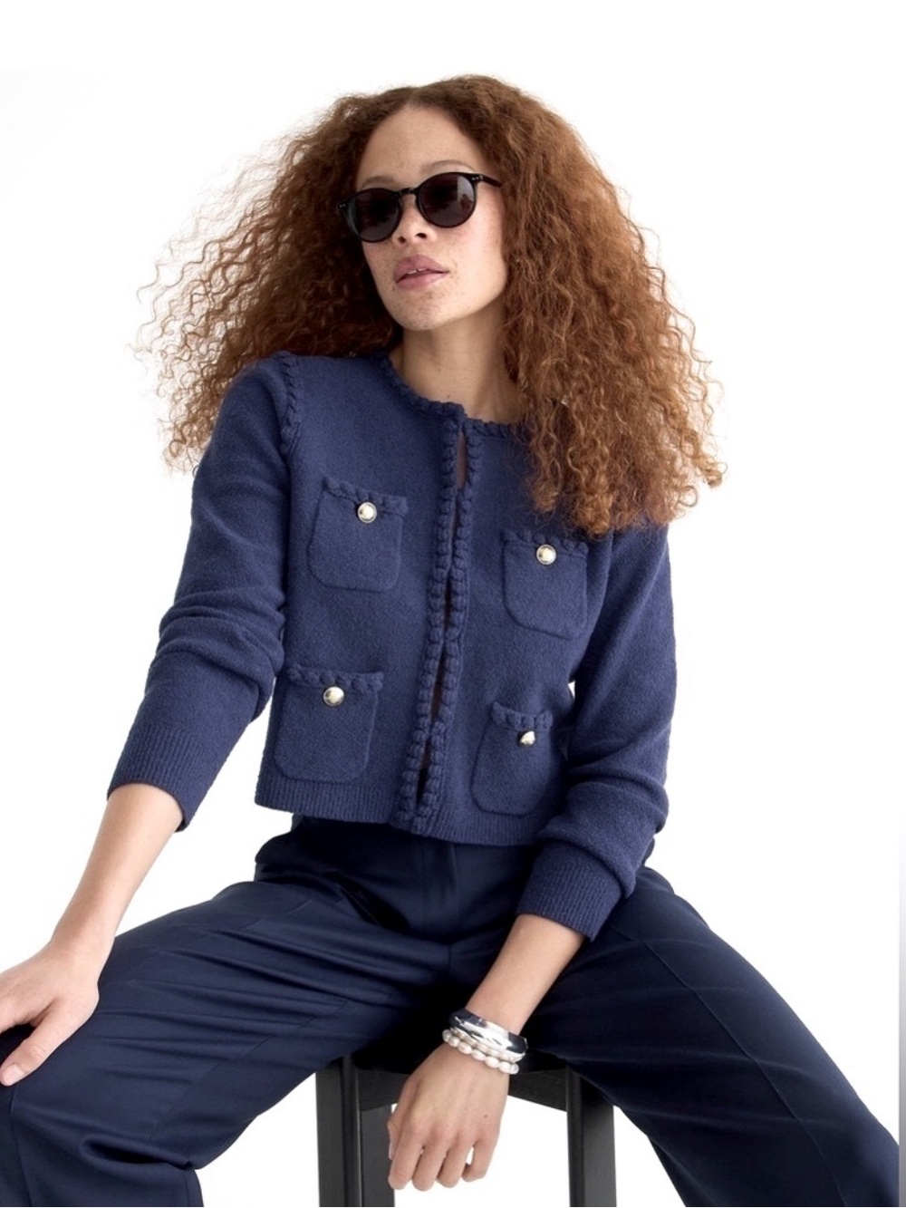 J. Crew Odette Sweater Lady Jacket